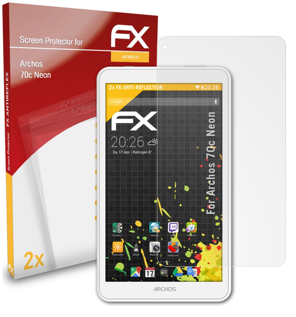 atFoliX FX-Antireflex Displayschutzfolie für Archos 70c Neon