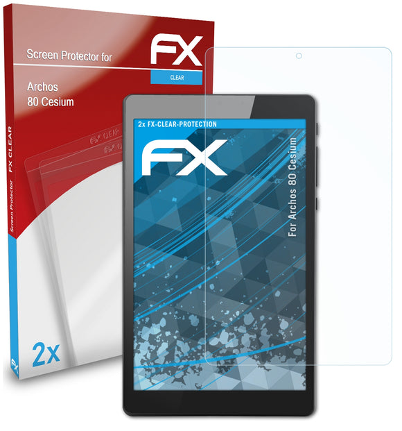 atFoliX FX-Clear Schutzfolie für Archos 80 Cesium