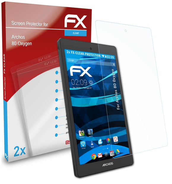 atFoliX FX-Clear Schutzfolie für Archos 80 Oxygen