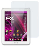 Glasfolie atFoliX kompatibel mit Archos 80 Titanium, 9H Hybrid-Glass FX