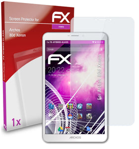 atFoliX FX-Hybrid-Glass Panzerglasfolie für Archos 80d Xenon