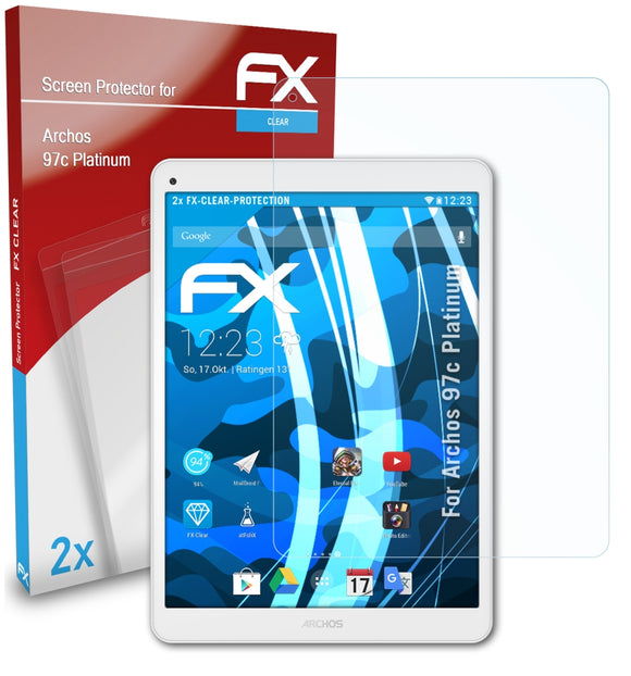 atFoliX FX-Clear Schutzfolie für Archos 97c Platinum