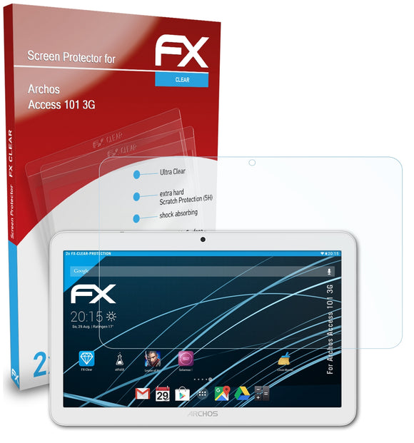 atFoliX FX-Clear Schutzfolie für Archos Access 101 3G