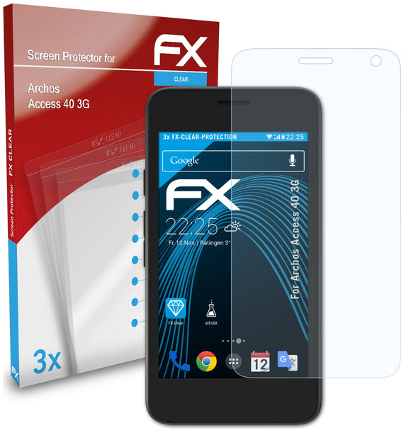 atFoliX FX-Clear Schutzfolie für Archos Access 40 3G