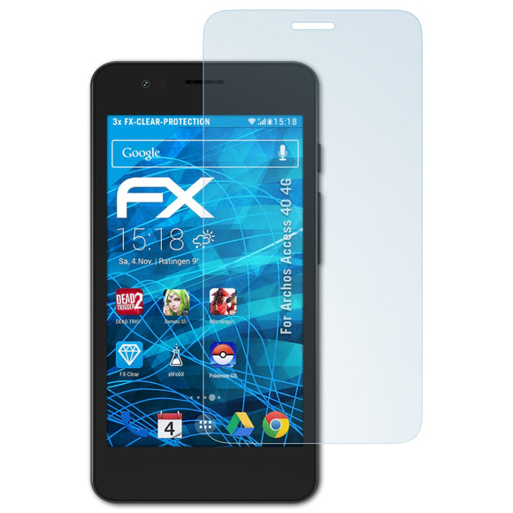 atFoliX FX-Clear Schutzfolie für Archos Access 40 4G