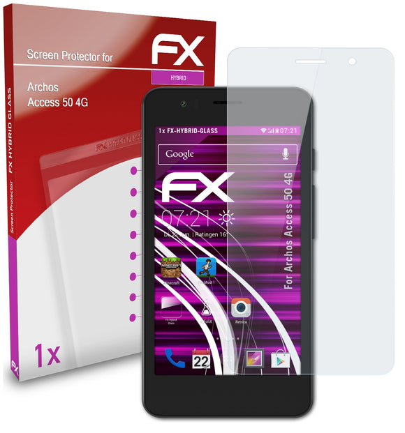 atFoliX FX-Hybrid-Glass Panzerglasfolie für Archos Access 50 4G