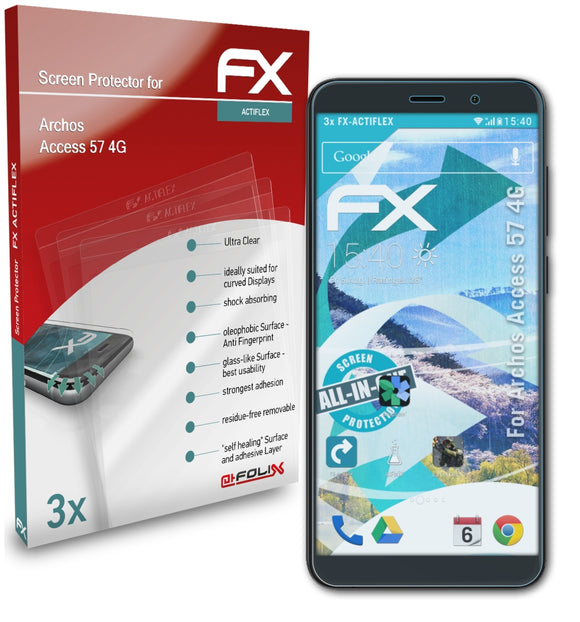 atFoliX FX-ActiFleX Displayschutzfolie für Archos Access 57 4G