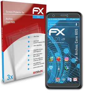 atFoliX FX-Clear Schutzfolie für Archos Core 60S