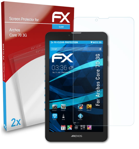 atFoliX FX-Clear Schutzfolie für Archos Core 70 3G