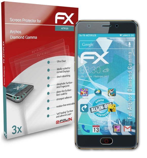 atFoliX FX-ActiFleX Displayschutzfolie für Archos Diamond Gamma