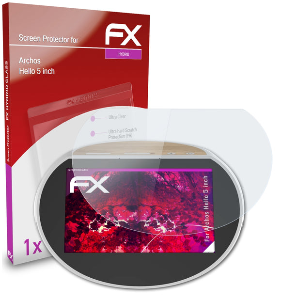 atFoliX FX-Hybrid-Glass Panzerglasfolie für Archos Hello 5 inch