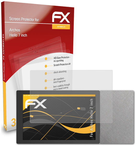 atFoliX FX-Antireflex Displayschutzfolie für Archos Hello 7 inch