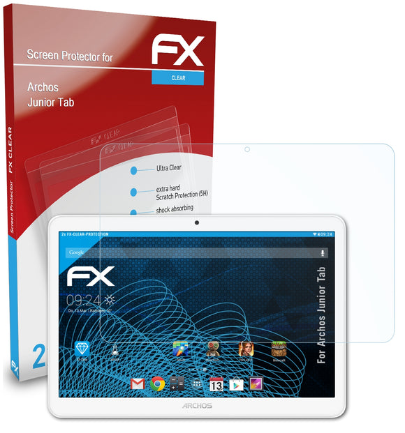 atFoliX FX-Clear Schutzfolie für Archos Junior Tab