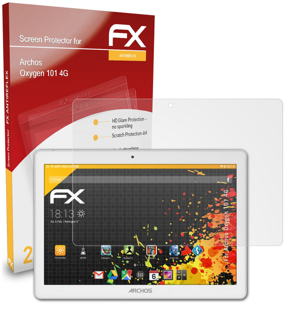 atFoliX FX-Antireflex Displayschutzfolie für Archos Oxygen 101 4G