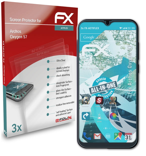 atFoliX FX-ActiFleX Displayschutzfolie für Archos Oxygen 57