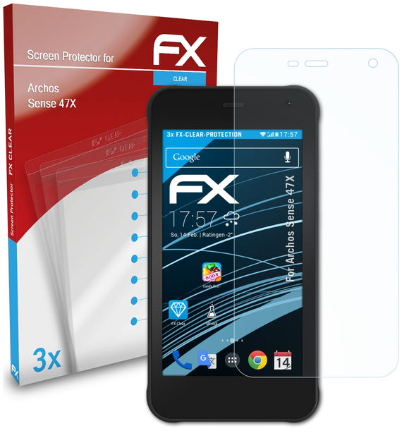 atFoliX FX-Clear Schutzfolie für Archos Sense 47X