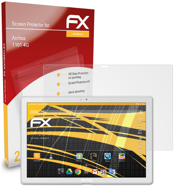atFoliX FX-Antireflex Displayschutzfolie für Archos T101 4G