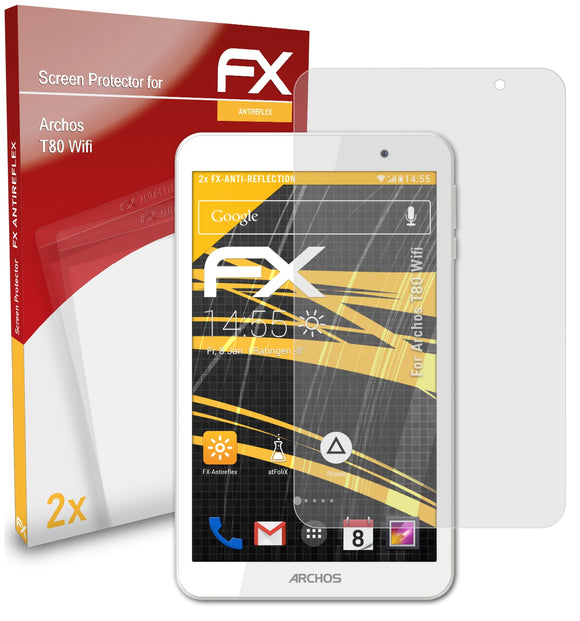 atFoliX FX-Antireflex Displayschutzfolie für Archos T80 Wifi