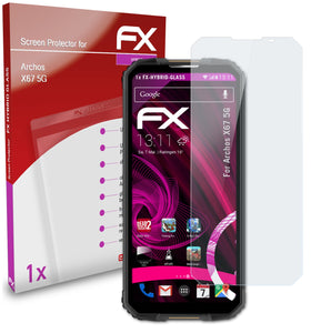 atFoliX FX-Hybrid-Glass Panzerglasfolie für Archos X67 5G