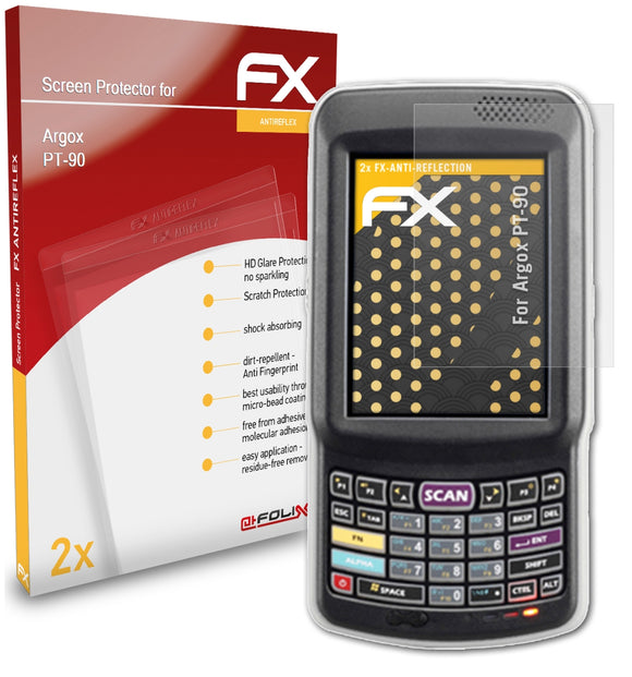atFoliX FX-Antireflex Displayschutzfolie für Argox PT-90