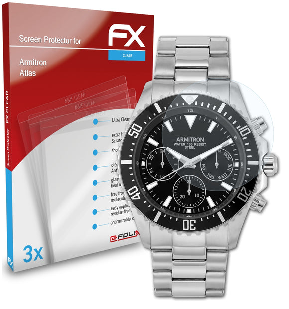 atFoliX FX-Clear Schutzfolie für Armitron Atlas