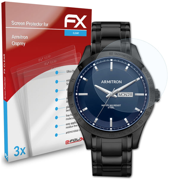atFoliX FX-Clear Schutzfolie für Armitron Osprey
