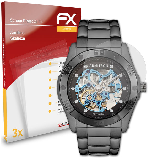 atFoliX FX-Antireflex Displayschutzfolie für Armitron Skeleton