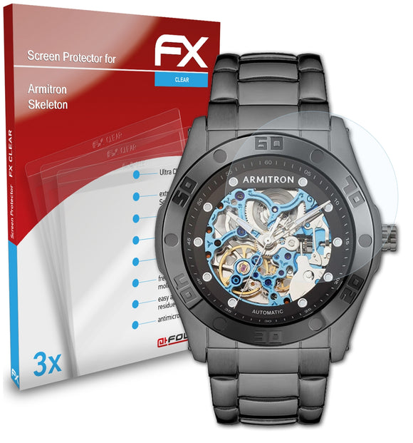 atFoliX FX-Clear Schutzfolie für Armitron Skeleton