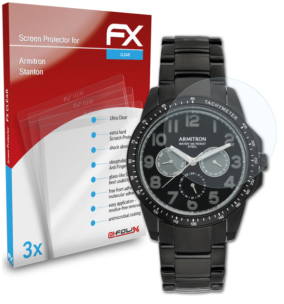 atFoliX FX-Clear Schutzfolie für Armitron Stanton