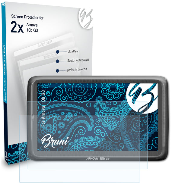 Bruni Basics-Clear Displayschutzfolie für Arnova 10b G3