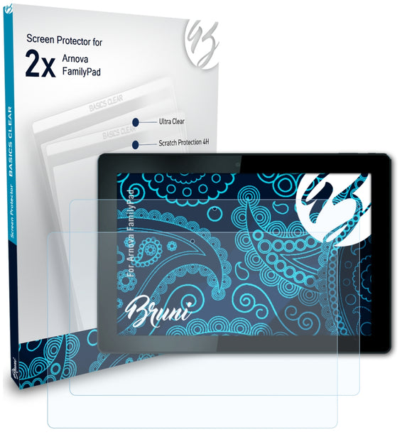 Bruni Basics-Clear Displayschutzfolie für Arnova FamilyPad