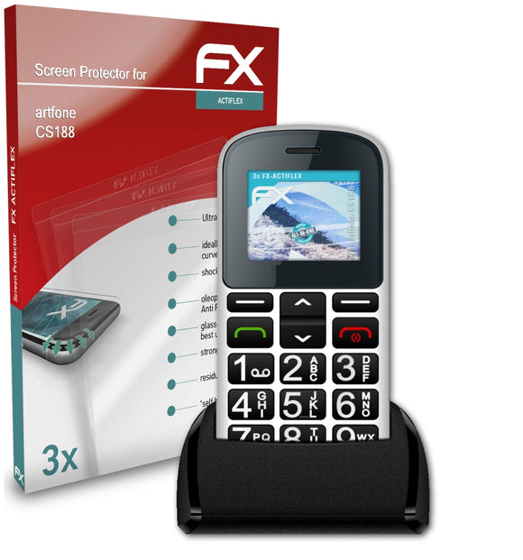 atFoliX FX-ActiFleX Displayschutzfolie für artfone CS188