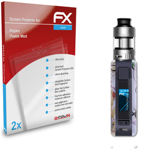 atFoliX FX-Clear Schutzfolie für Aspire Puxos Mod