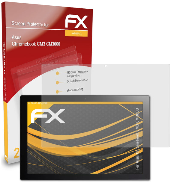 atFoliX FX-Antireflex Displayschutzfolie für Asus Chromebook CM3 (CM3000)
