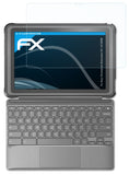 Schutzfolie atFoliX kompatibel mit Asus Chromebook Detachable CZ1 CZ10000, ultraklare FX (2X)