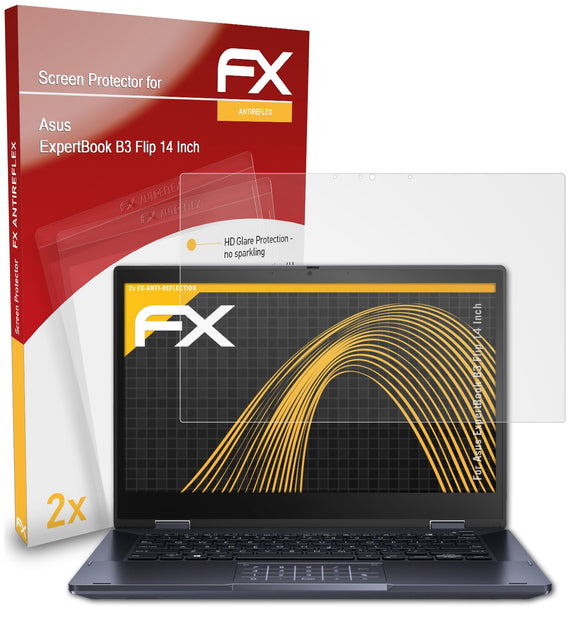 atFoliX FX-Antireflex Displayschutzfolie für Asus ExpertBook B3 Flip (14 Inch)