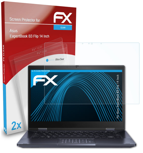 atFoliX FX-Clear Schutzfolie für Asus ExpertBook B3 Flip (14 Inch)