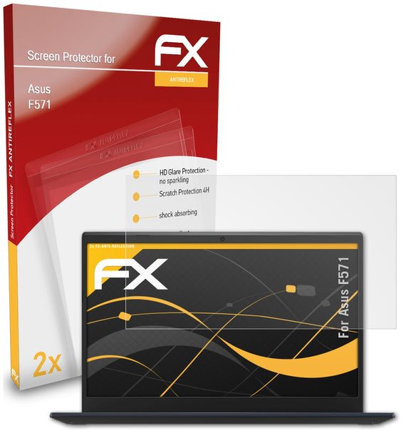 atFoliX FX-Antireflex Displayschutzfolie für Asus F571