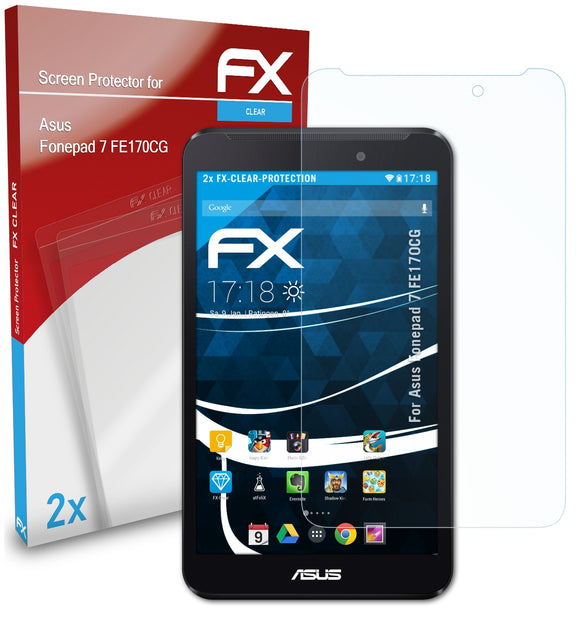 atFoliX FX-Clear Schutzfolie für Asus Fonepad 7 (FE170CG)