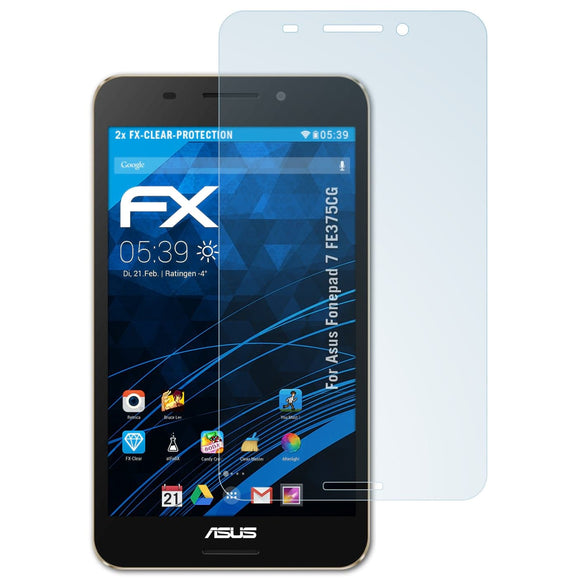 atFoliX FX-Clear Schutzfolie für Asus Fonepad 7 (FE375CG)