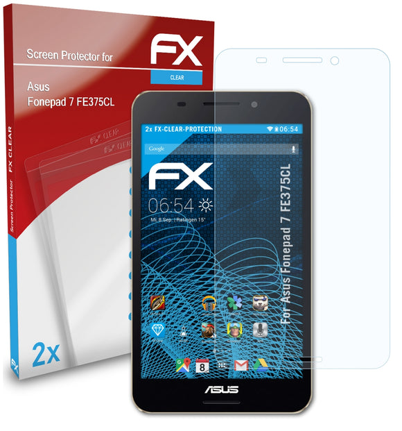 atFoliX FX-Clear Schutzfolie für Asus Fonepad 7 (FE375CL)
