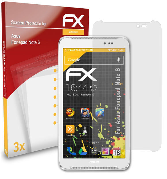 atFoliX FX-Antireflex Displayschutzfolie für Asus Fonepad Note 6
