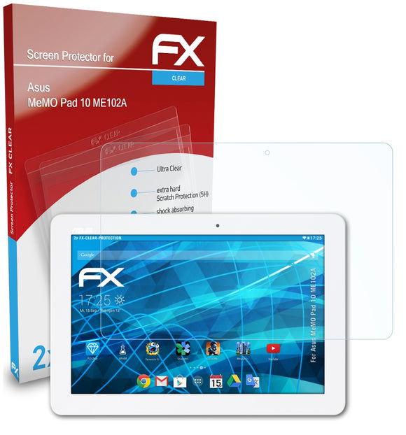 atFoliX FX-Clear Schutzfolie für Asus MeMO Pad 10 (ME102A)