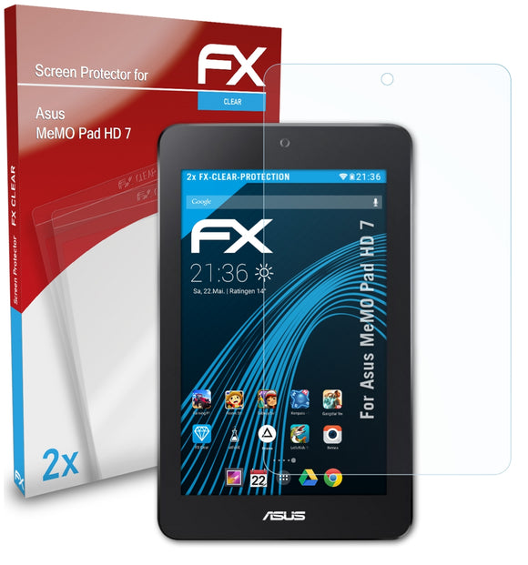 atFoliX FX-Clear Schutzfolie für Asus MeMO Pad HD 7