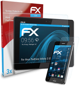 atFoliX FX-Clear Schutzfolie für Asus PadFone Infinity 2 (EU) (A86)