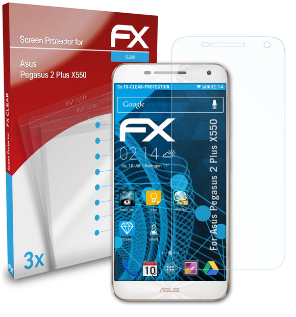 atFoliX FX-Clear Schutzfolie für Asus Pegasus 2 Plus (X550)