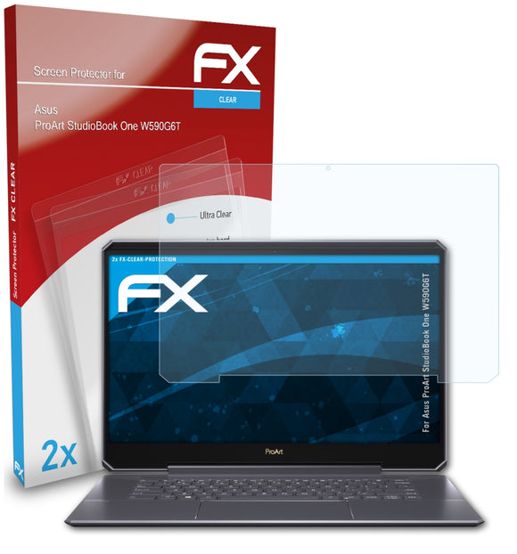 atFoliX FX-Clear Schutzfolie für Asus ProArt StudioBook One (W590G6T)