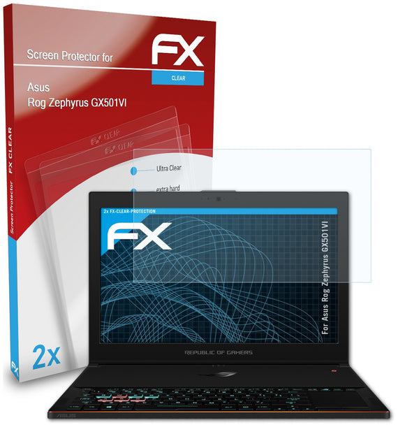 atFoliX FX-Clear Schutzfolie für Asus Rog Zephyrus (GX501VI)