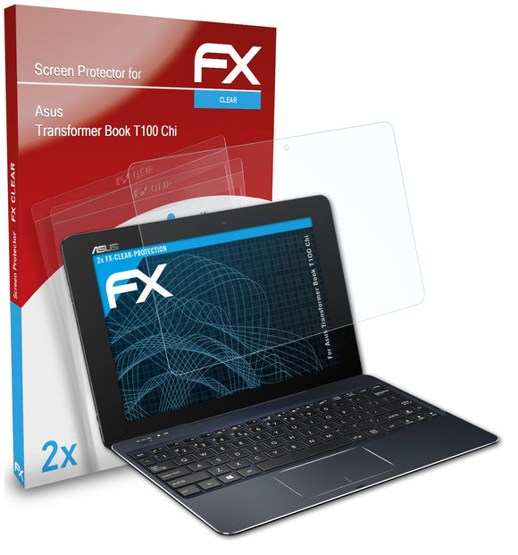 atFoliX FX-Clear Schutzfolie für Asus Transformer Book T100 Chi