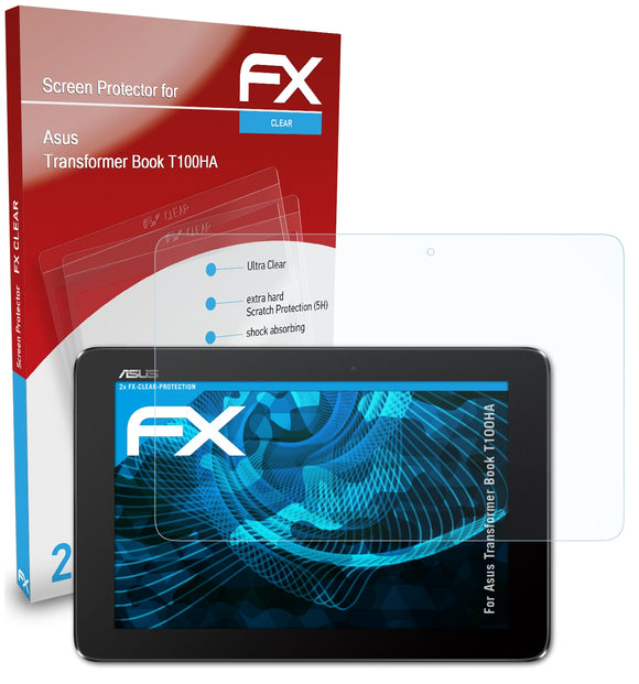 atFoliX FX-Clear Schutzfolie für Asus Transformer Book T100HA
